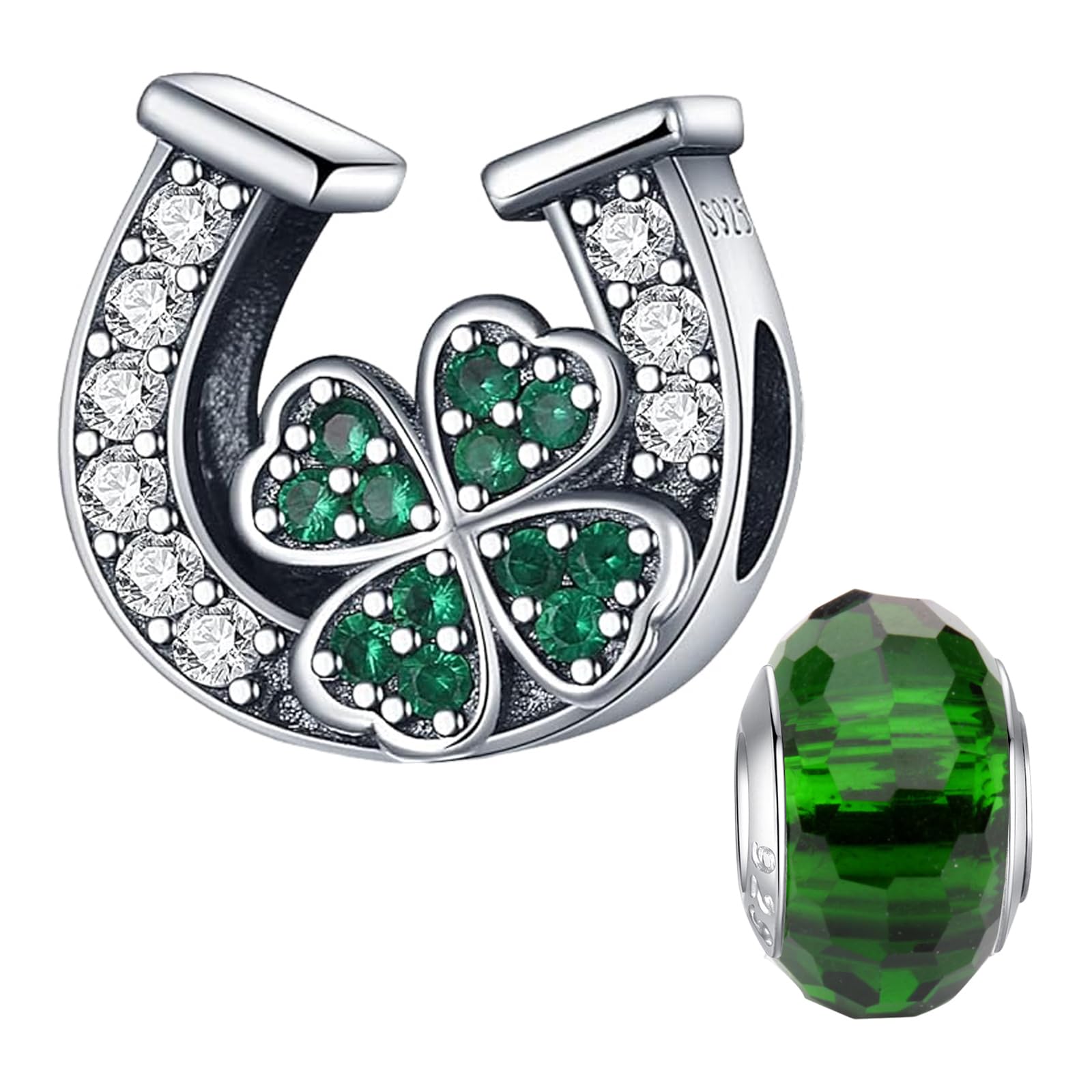LNQOBU 925 Sterling Silver Charms for Bracelets and Necklaces Pendants Beads Mot