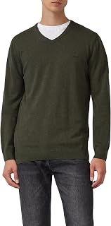 s.Oliver Men's 2143174 Pullover V-Neck (Pack of 1)