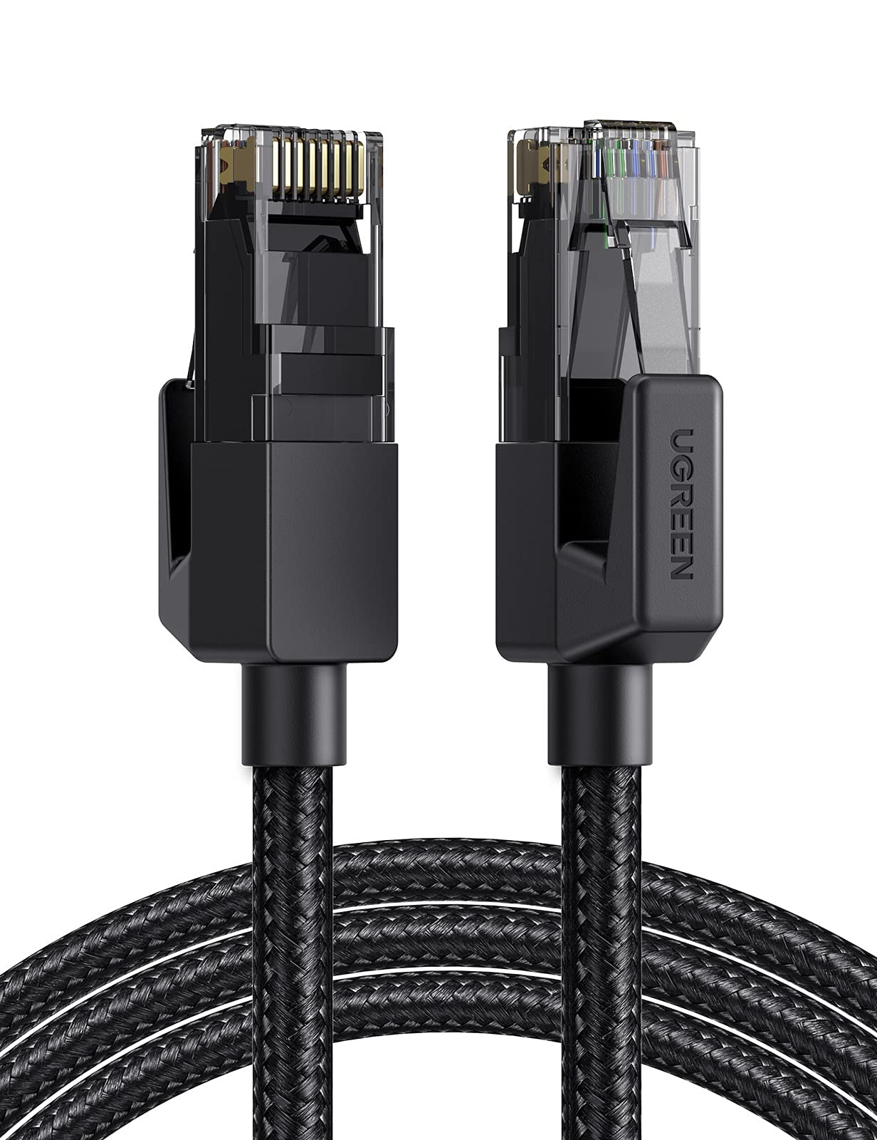 UGREEN Ethernet Cable 1M, High-Speed Gigabit Cat 6 Network Cable Braided | POE 5