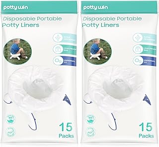 [30 Counts] Disposable Potty Liners Compatible with OXO Tot 2-in-1 Go Potty | Potty Refill Bags for Toddler Travel, Universal Potty Bags Fit Most Potty Chairs and Travel Potty