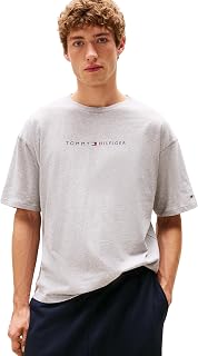 Tommy Hilfiger Men's Logo Round Neck Short Sleeve T-Shirt