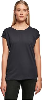 Build Your Brand Women's Ladies Extended Shoulder Tee T-Shirt