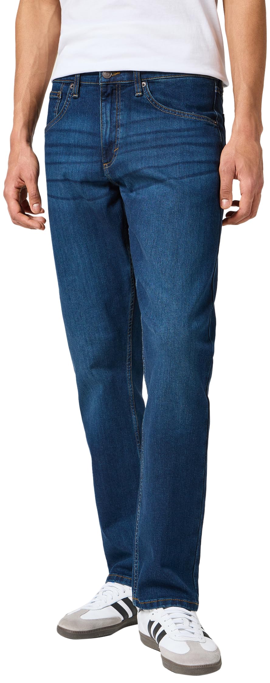 Wrangler - Men's Jeans - Regular Tapered Fit - Foundation - Jagged