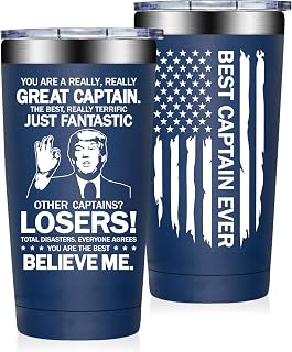 Fufandi Boat Gifts For Men, Boat Accessories Fun - 20Oz Boating Tumbler