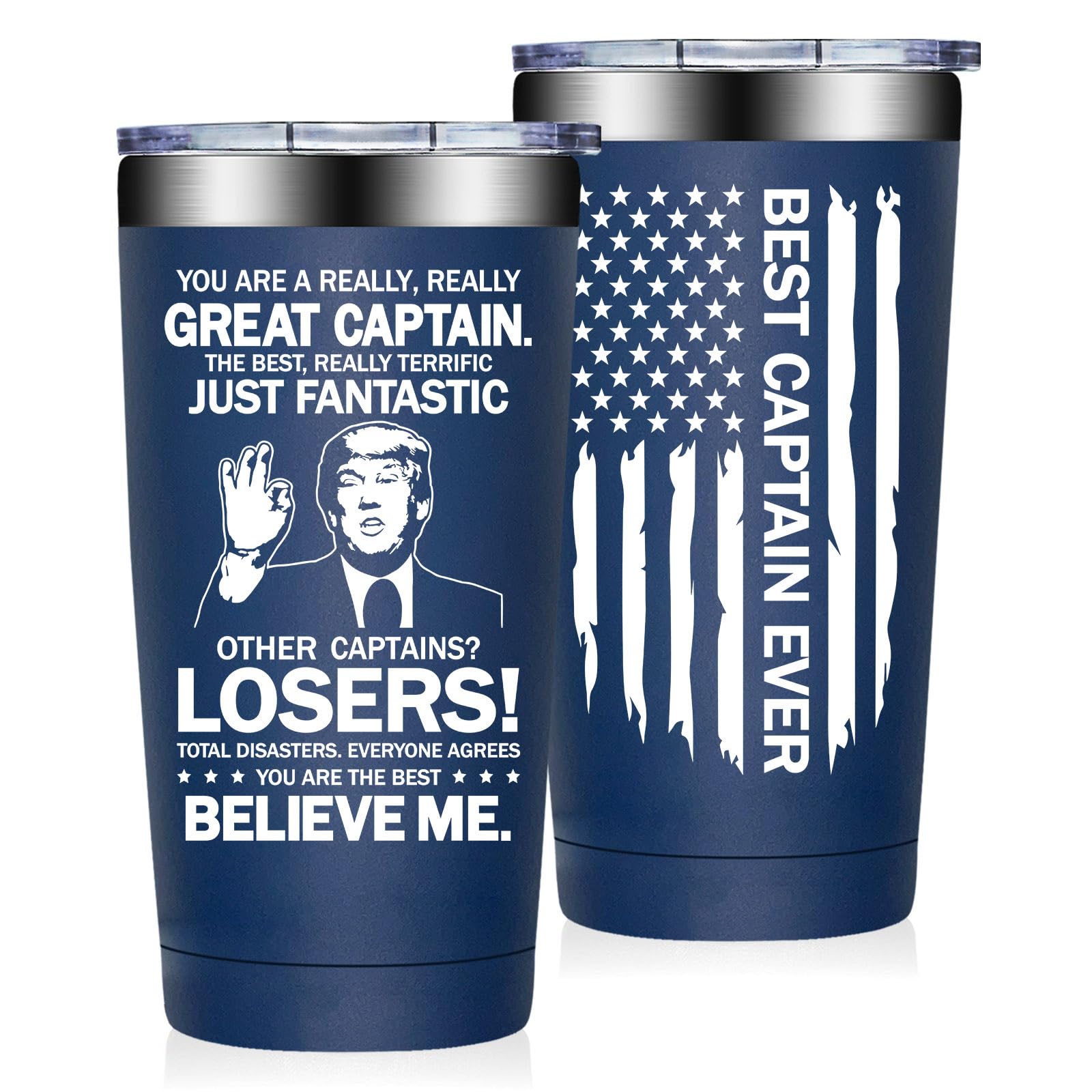 Fufandi Boat Gifts For Men, Boat Accessories Fun - 20Oz Boating Tumbler