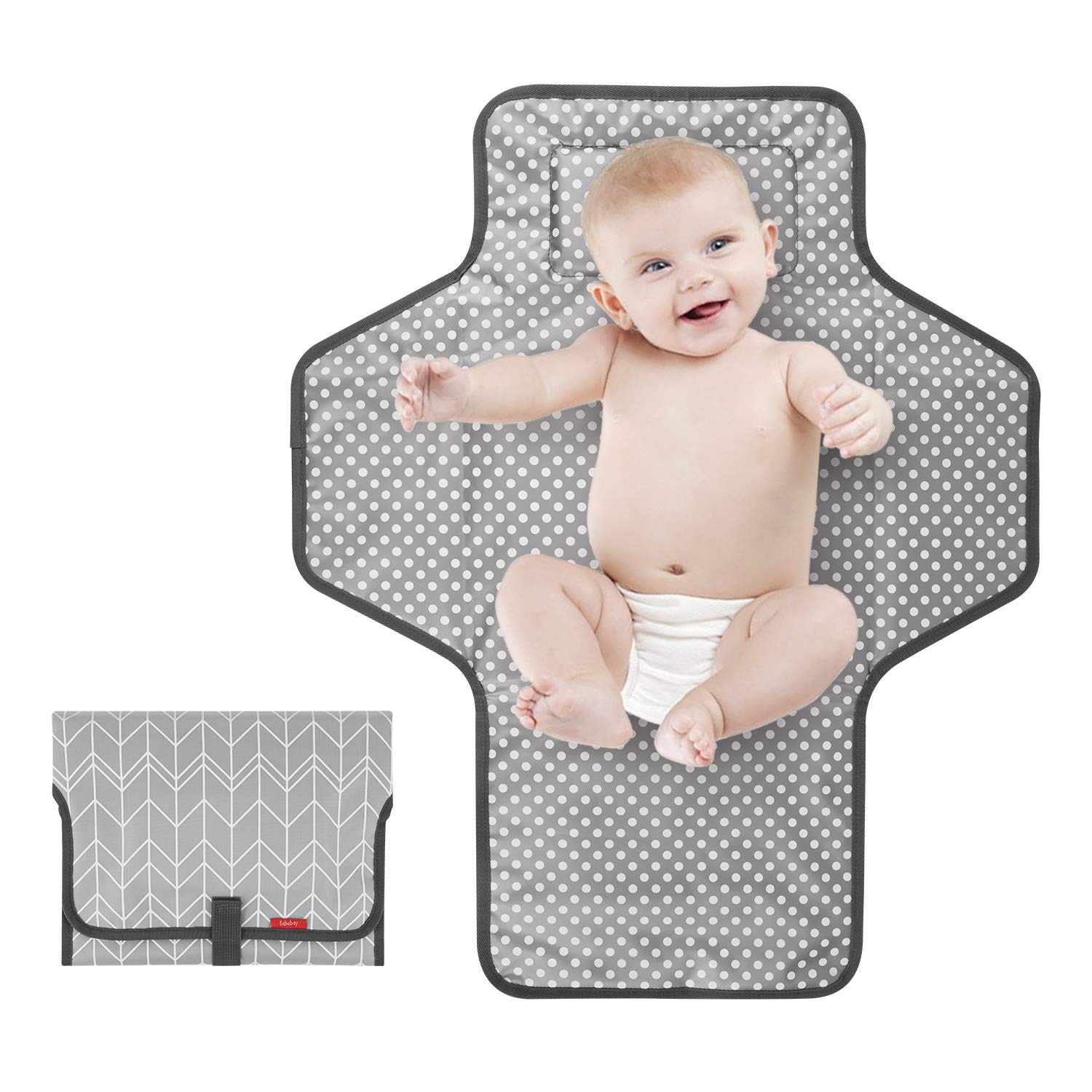Portable Changing Pad for Baby, Waterproof Travel Changing Pads for Moms, Dads, 
