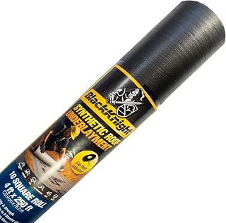 BlackKnight 4x250 Synthetic Roofing Underlayment, Professional Grade | Professional-grade synthetic roof underlayment with 4-layer protection, UV stability, and walkable surface