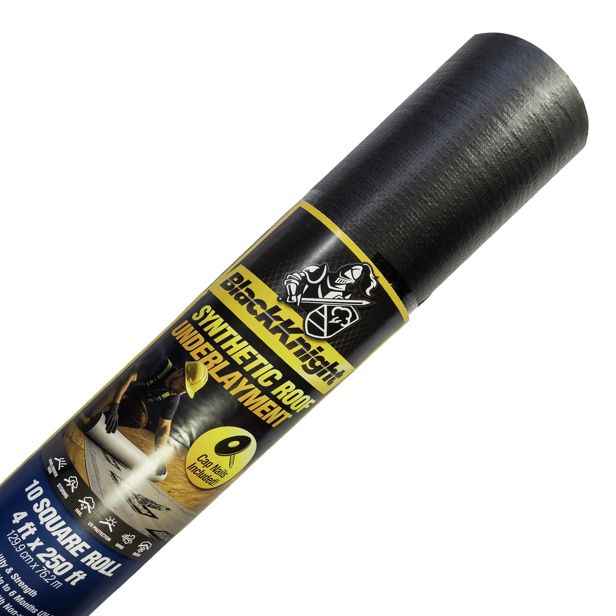 BlackKnight 4x250 Synthetic Roofing Underlayment, Professional Grade | Professio