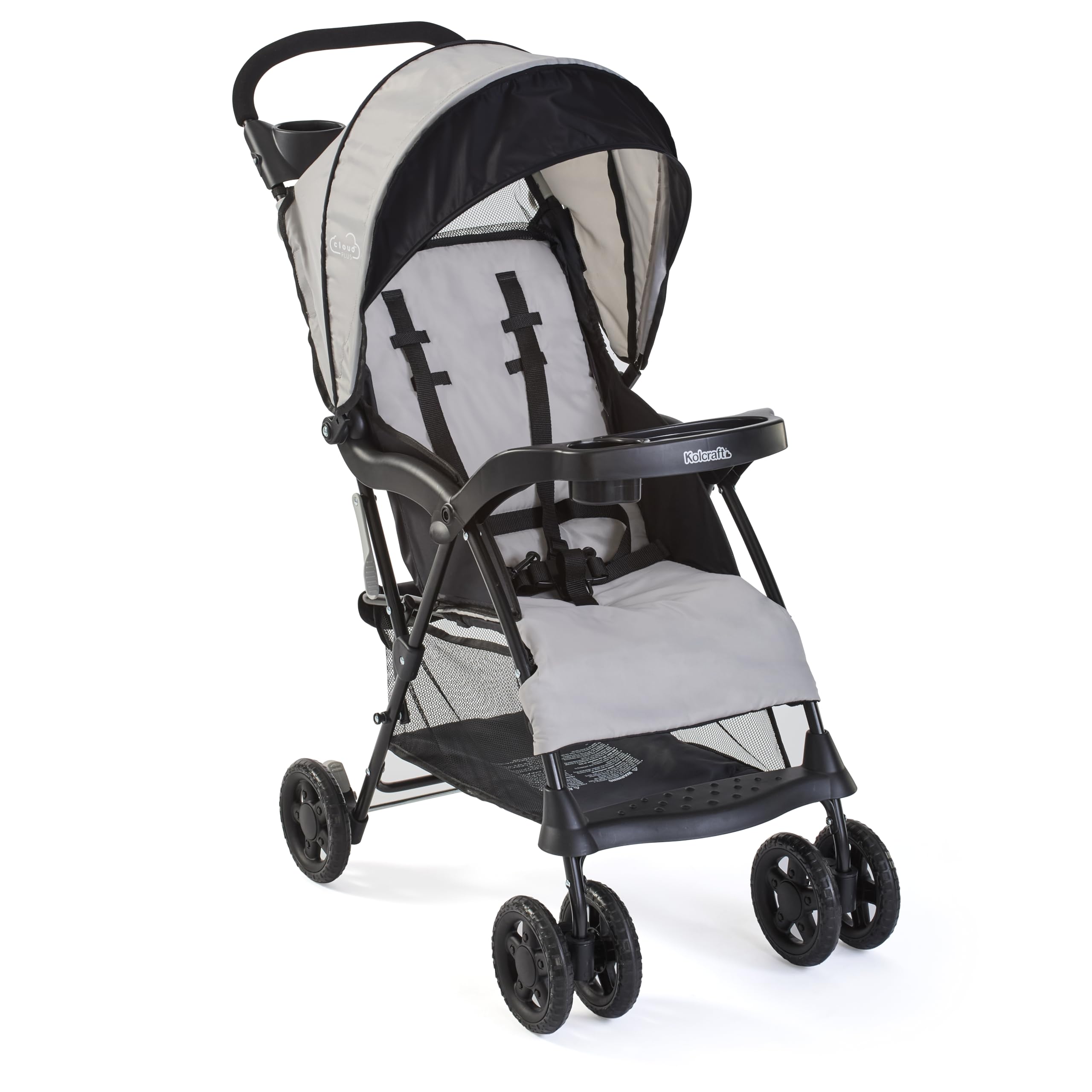 Kolcraft Baby Toddler Cloud Plus Umbrella Stroller, Lightweight and Compact | 50