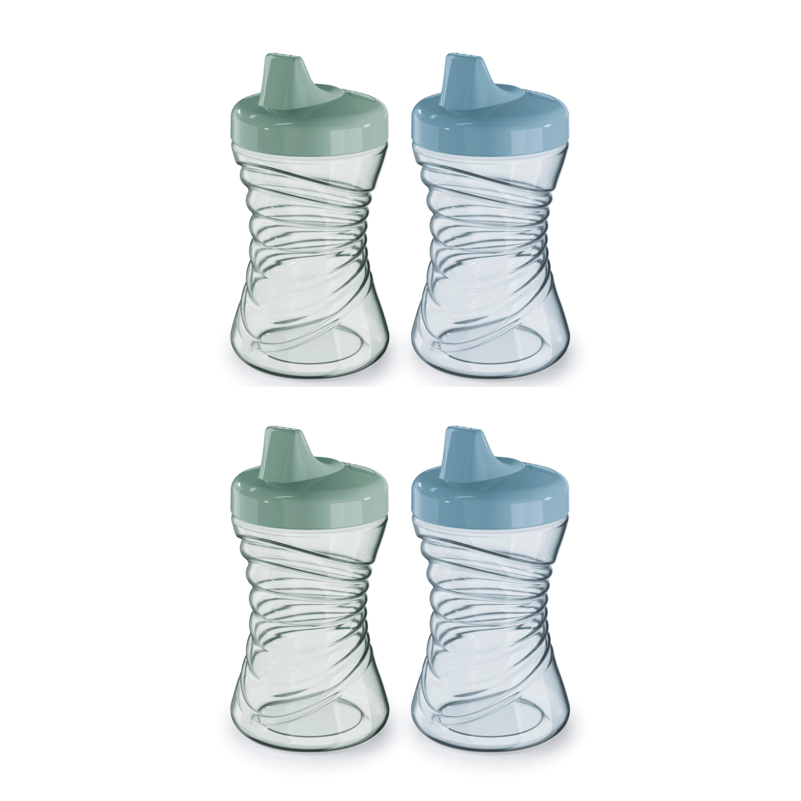 NUK First Choice Fun Grips Hard Spout Straw Cup 2.0, 10 oz. Sippy Cup with Handl