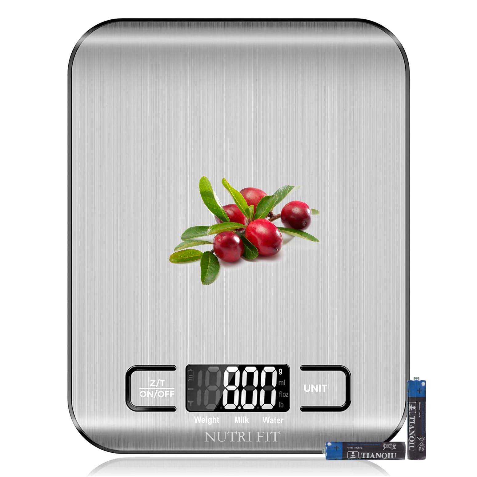 NUTRI FIT Food Scale Kitchen Scales Digital Weight Grams Oz for Weight Loss | St