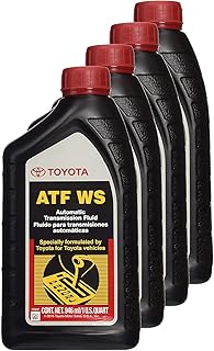 Toyota 00289-ATFWS Lexus &amp; Automatic Transmission Fluid WS ATF World Standard, Pack of 4