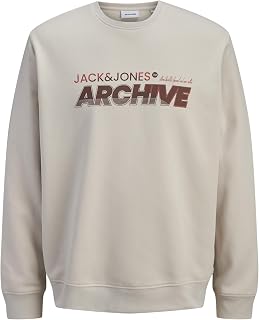 JACK & JONES Crew Neck Jjbrat Men's Crew Neck Sweatshirt