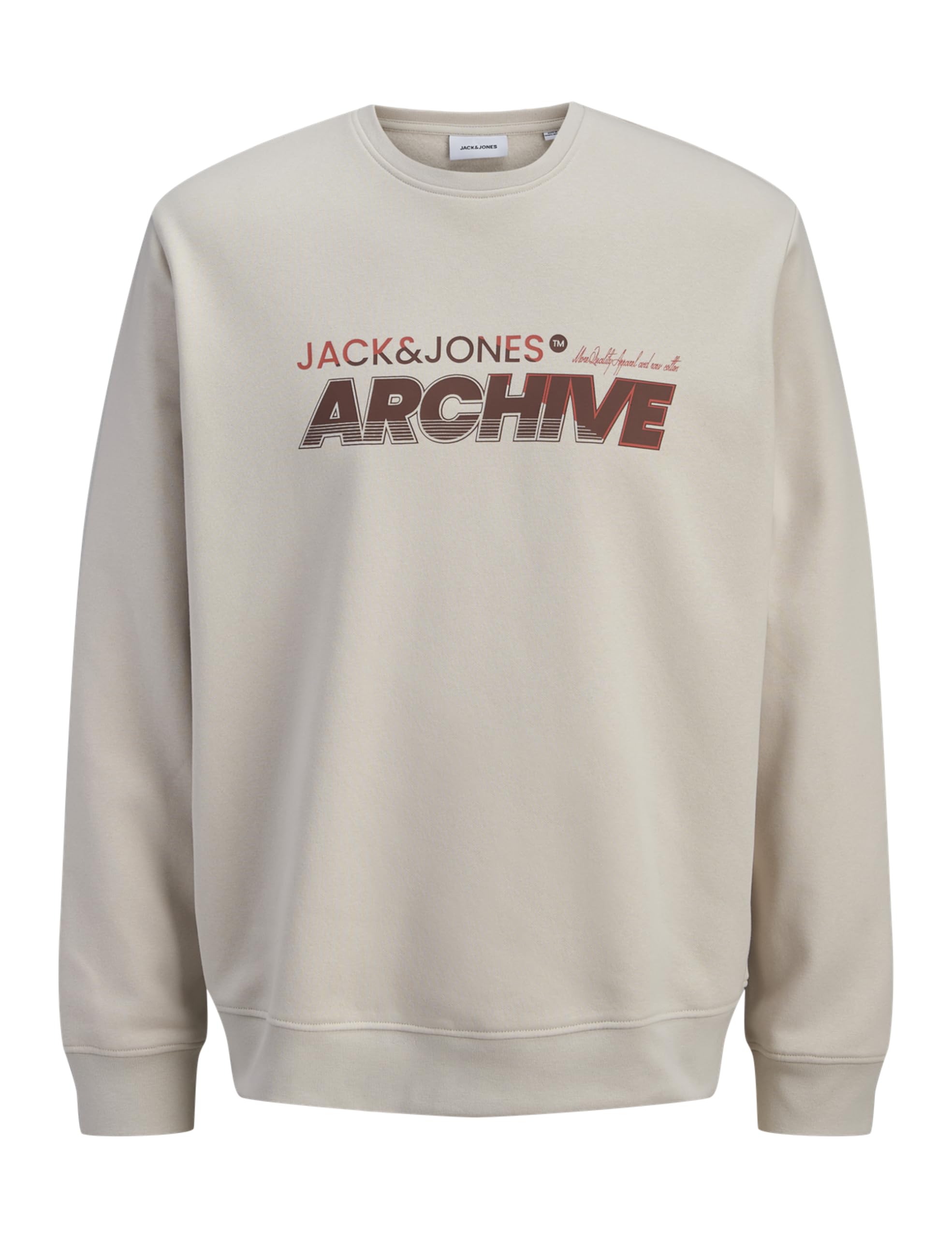 JACK & JONES Crew Neck Jjbrat Men's Crew Neck Sweatshirt