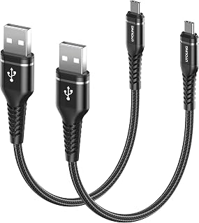 USB to USB C Cable Fast Charging 1FT, 2Pack USBA to USBC Cable for CarPlay