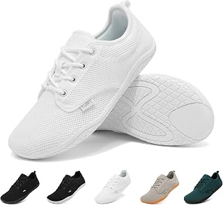 Geweo Unisex Barefoot Shoes Wide Toe Box Zero Drop Lightweight Barefoot Trainers