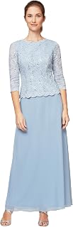 Alex Evenings Women's Long Mock Dress