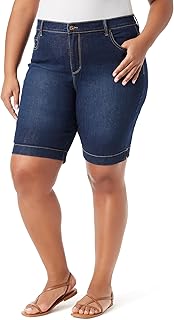 Gloria Vanderbilt - Amanda Women's Bermuda High Rise Short Plus Shorts