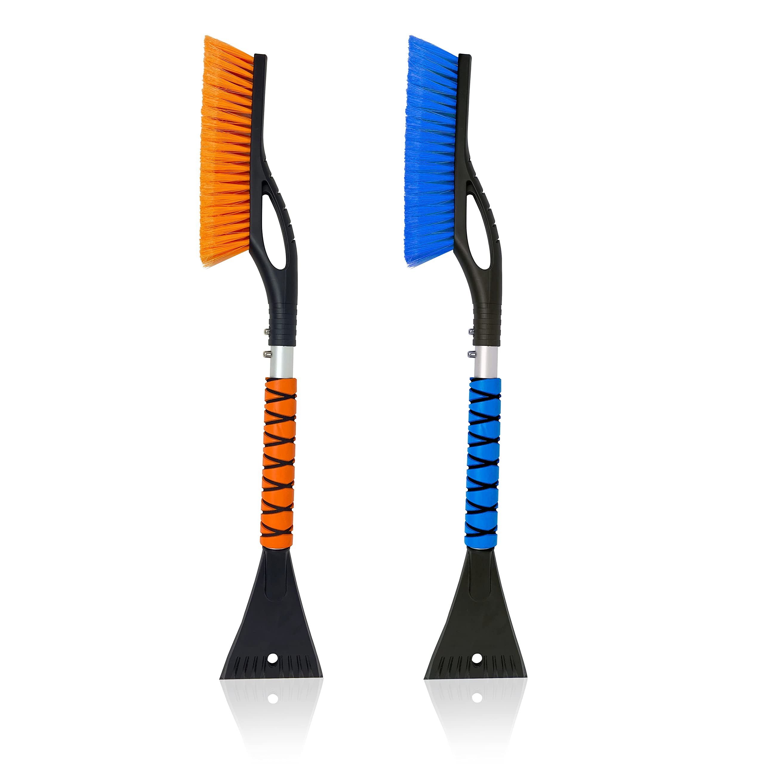 EcoNour 27" Ice Scraper for Car Windshield and Car Snow Brush (2 Pack) | De