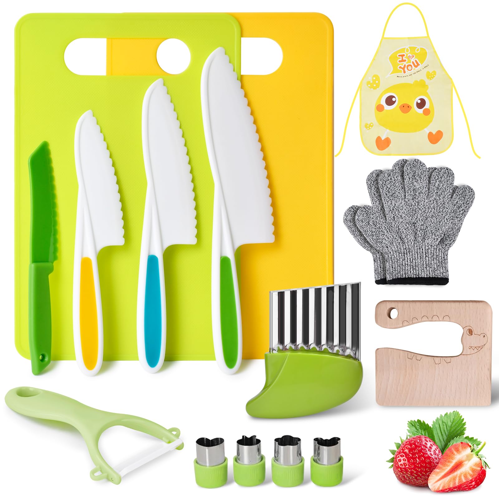 15PCS Montessori Kitchen Toys for Toddlers: Stocking Stuffers for Kids | Kids Sa