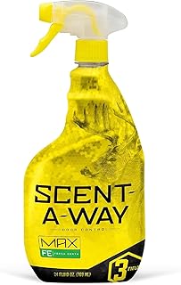 Hunters Specialties Scent-A-Way MAX Fresh Earth Spray | Hunting Scent Eliminator - Cover Scent for Deer Hunting