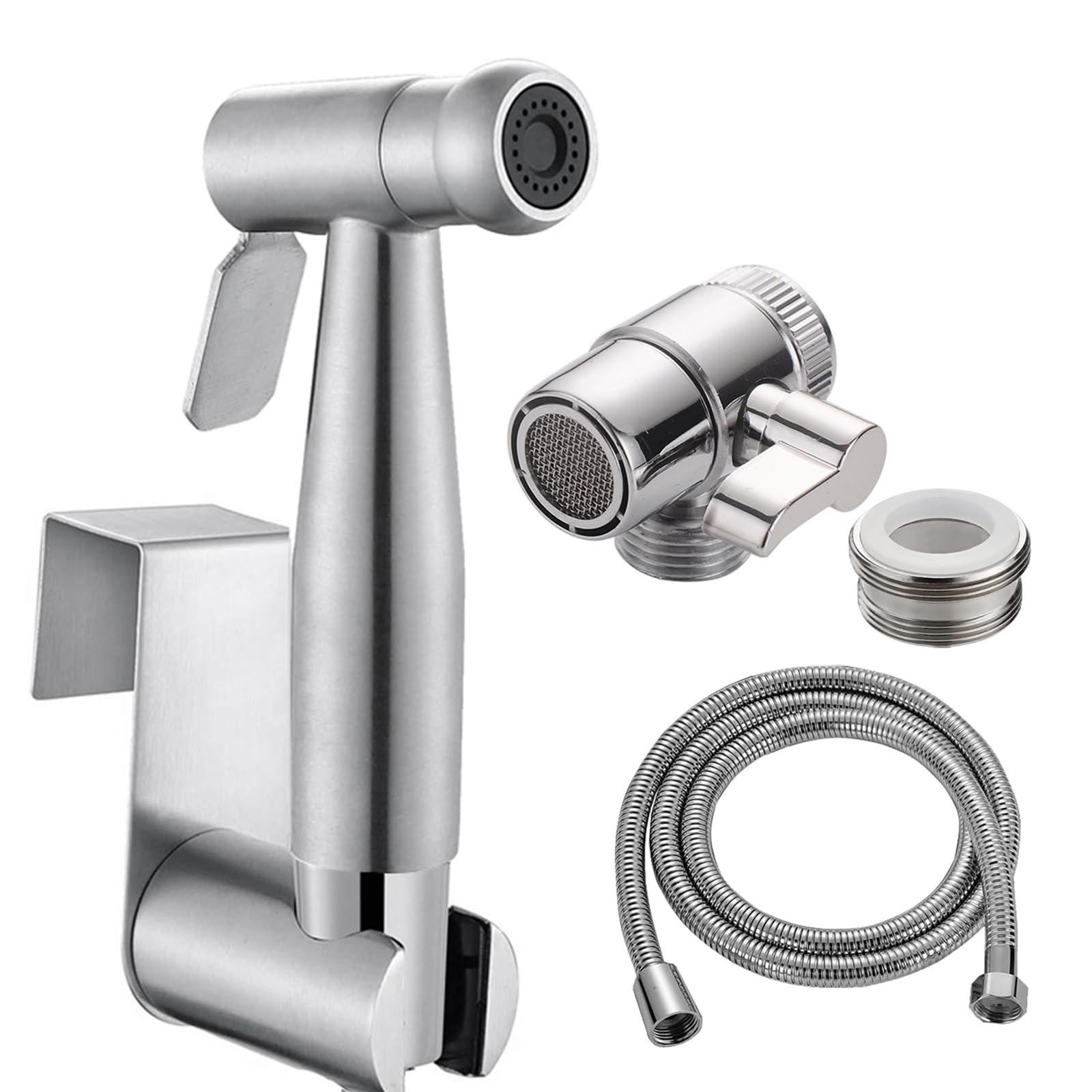 Home Handheld Bidet Baby Toilet Set with Faucet Spray, Hose and Fitting, Perfect