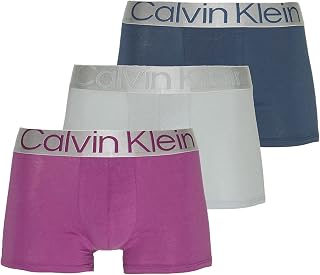 Calvin Klein Herren 3er Pack Boxershorts Trunks Baumwolle mit Stretch