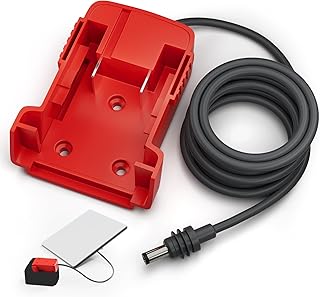 RVBOATPAT RVBOATPAT 18V Battery Adapter Mini Power Cable for Starlink, Power Adapter Converter Compatible with 3.28FT Starlink Mini DC 18AWG Power Cable