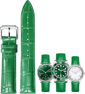BINLUN Bracelet de Montre en Cuir Véritable Remplacement Bracelets Montres à Dégagement Rapide pour Homme Femme avec 10 Couleurs (10mm,12mm,14mm,15mm,16mm,17mm,18mm,19mm,20mm,21mm,22mm,23mm,24mm)