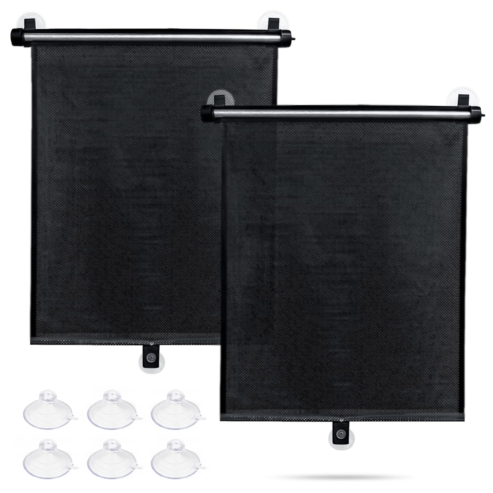 Sfee Car Window Shade for Side Windows, 2 Pack Sun Shade Retractable for Car Blo