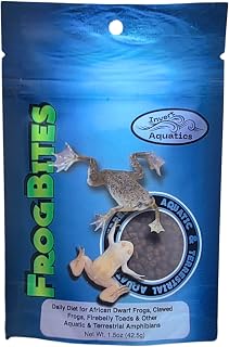 Invert Aquatics Frog Bites - Moist Pellet Sinking Diet for Frogs & Small Amphibians (1.5 oz (42.5g))