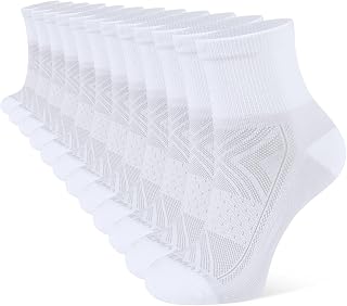 CLOSEMATE Womens Running Socks Cushioned 6P