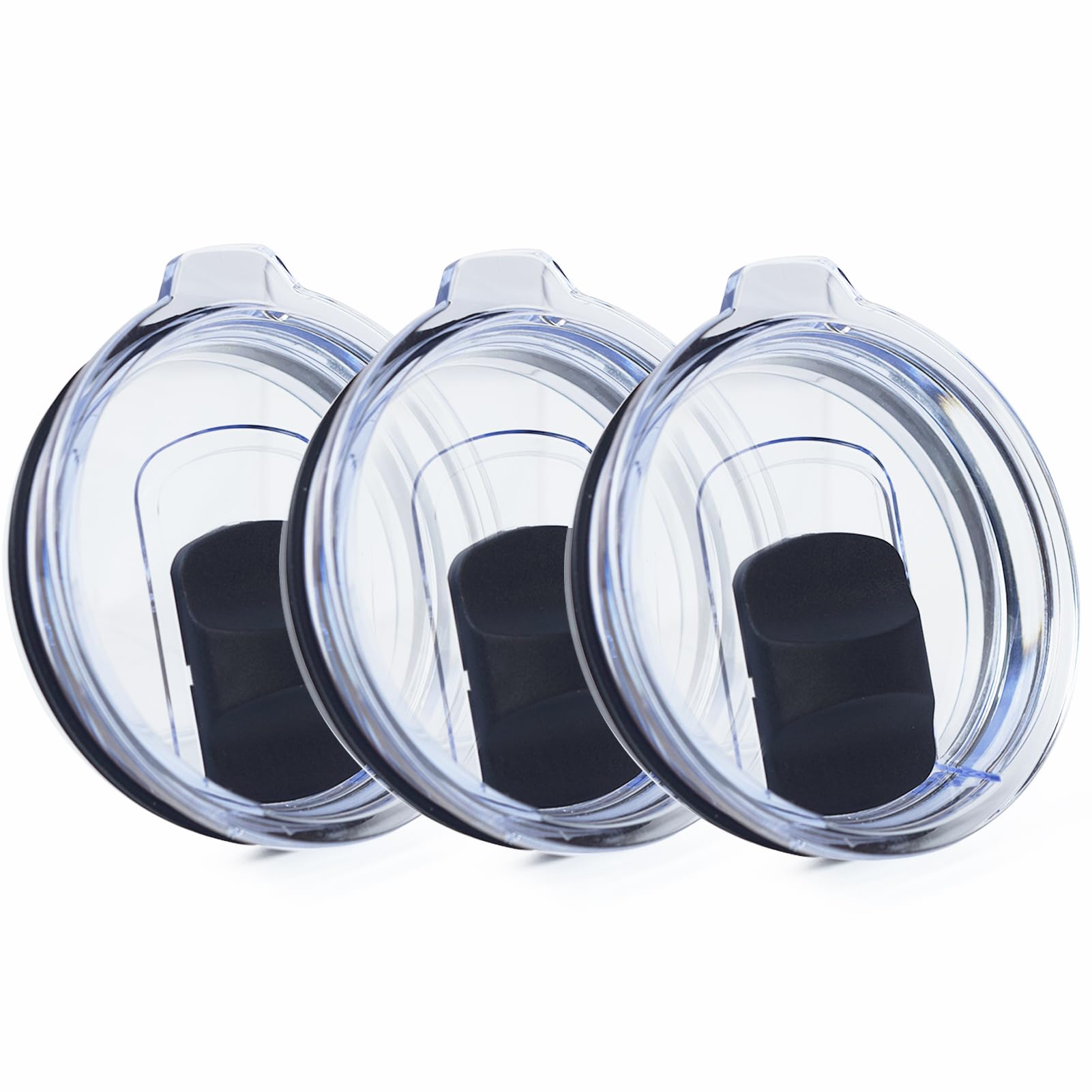 3 Pack 20 oz Tumbler Lid, Magnetic Slider Replacement Lids for YETI 20 oz Tumble