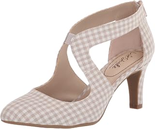 LifeStride Women's Giovanna 2 Pumps, Natural Gingham, 37 EU