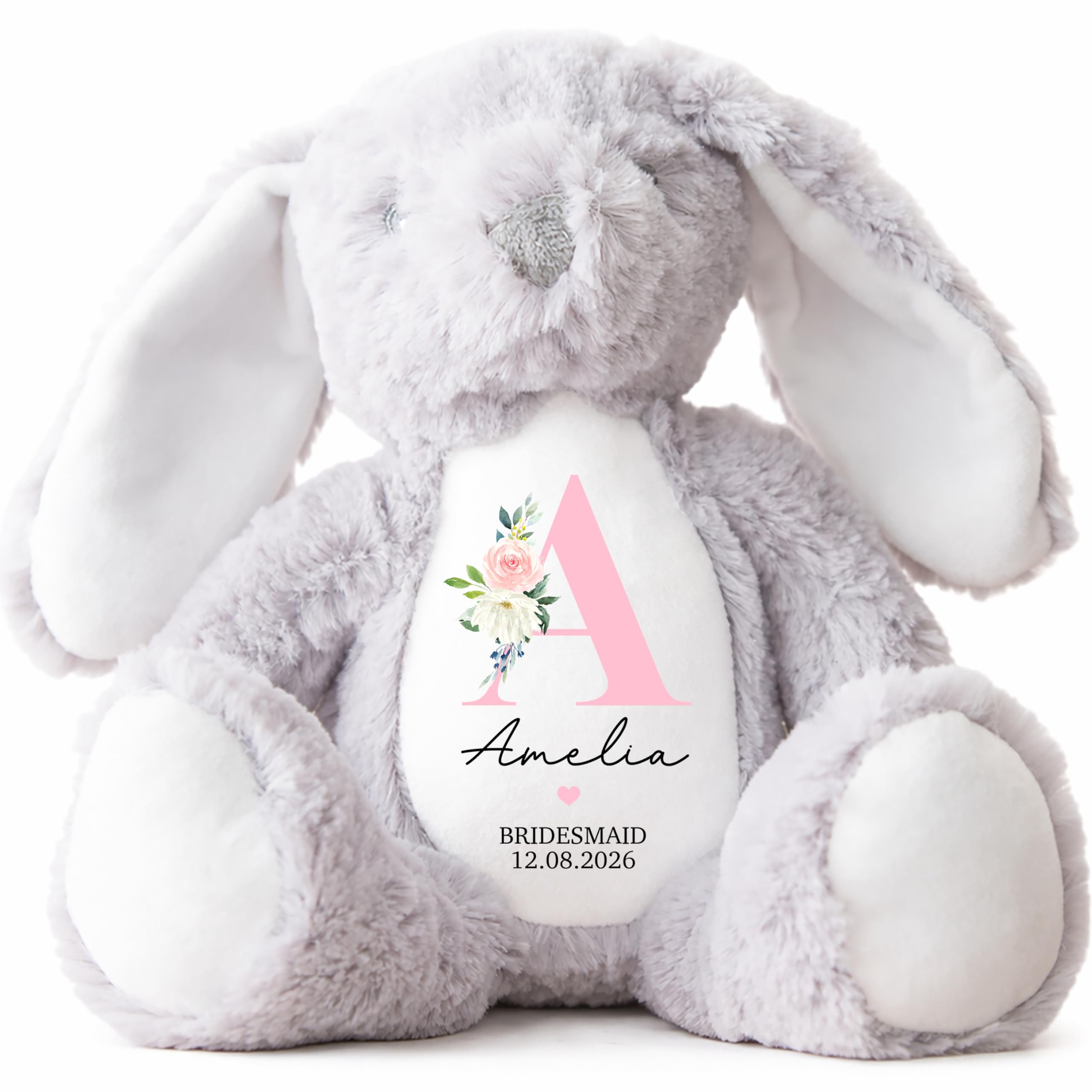 Personalised Bridesmaid Teddy Bear | Custom Bridesmaid Thank You, Custom Bridesm