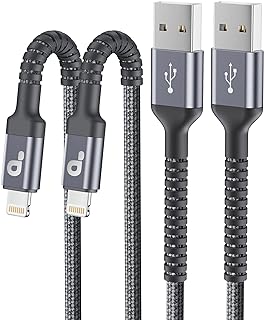 iPhone 充電ケーブル 2M 2本セットライトニングケーブル MFi認証 急速充電 高耐久 データ転送 断線防止あいふぉんじゅうでんコード