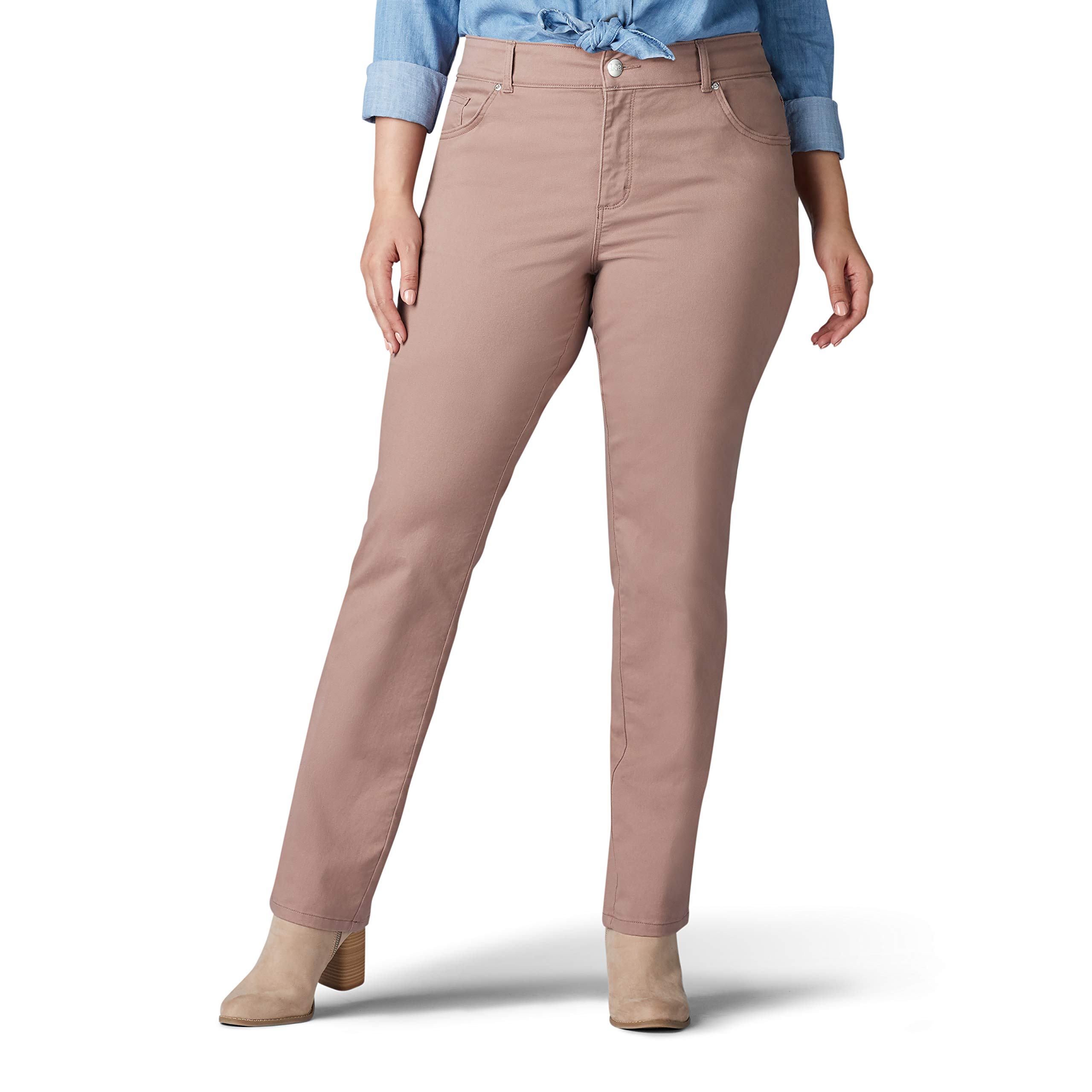 Lee Women's Relaxed Fit All Cotton Straight Leg Jean
