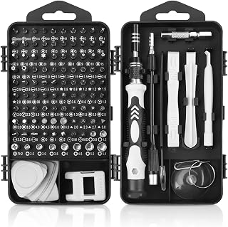 115-in-1 Precision Screwdriver Set, Electronics Repair Tool Kit Micro Magnetic Bit with Flexible Shaft for Phone, Mac, Computer, Watch, Console, Doorbell, Electronic, Tools Gift