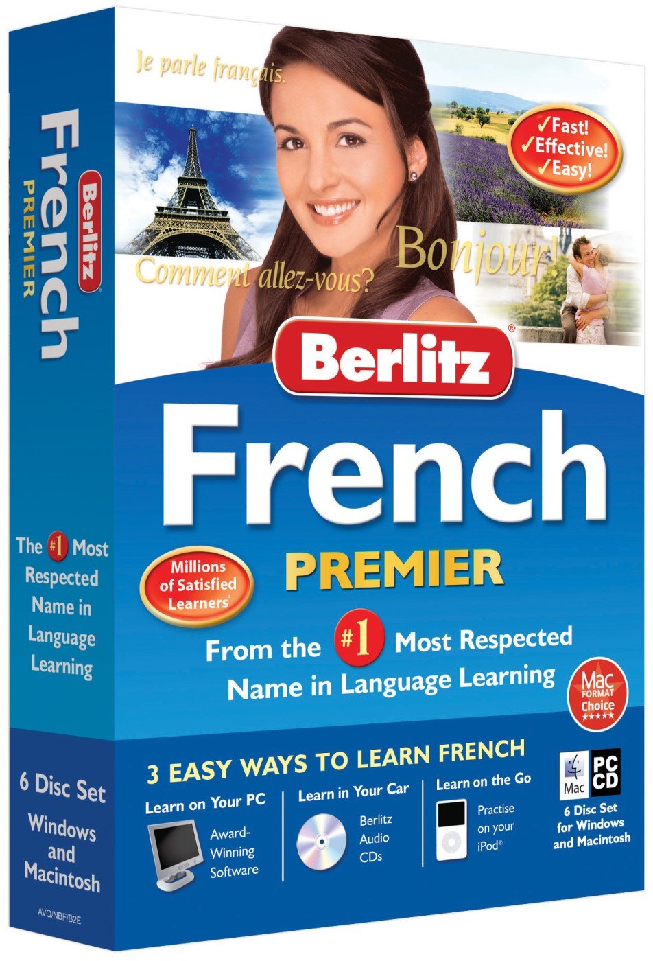 Berlitz Learn French Premier (PC/Mac - 6 CD Set)