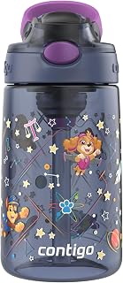 Contigo Aubrey Leak-Proof Spill-Proof Water Bottle, Paw Patrol, 14oz | AUTOSPOUT® with Silicone Straw, Leak-Proof and Spill-Proof, PAW Patrol Characters, BPA Free