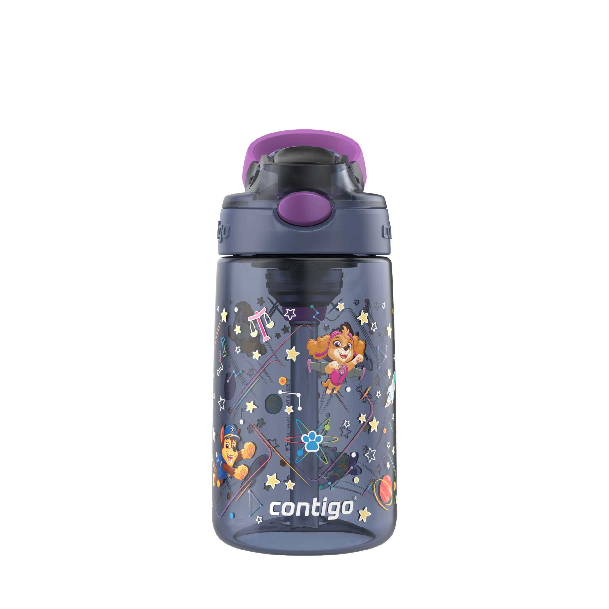 Contigo Aubrey Leak-Proof Spill-Proof Water Bottle, Paw Patrol, 14oz | AUTOSPOUT