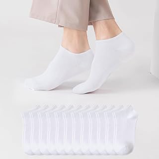 Mens Low Cut Cotton Short Ankle Socks Comfortable Breathable Casual 3/6/12/18 Pairs