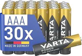 VARTA Batterien AAA, 30 Stück Vorratspack, Power on Demand, Alkaline, 1,5 V