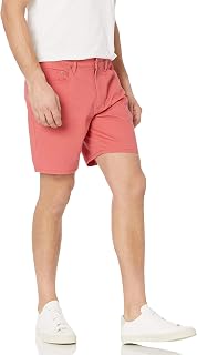 Amazon Essentials Stretch straight cut 5-pocket shorts with 7" inseam Men