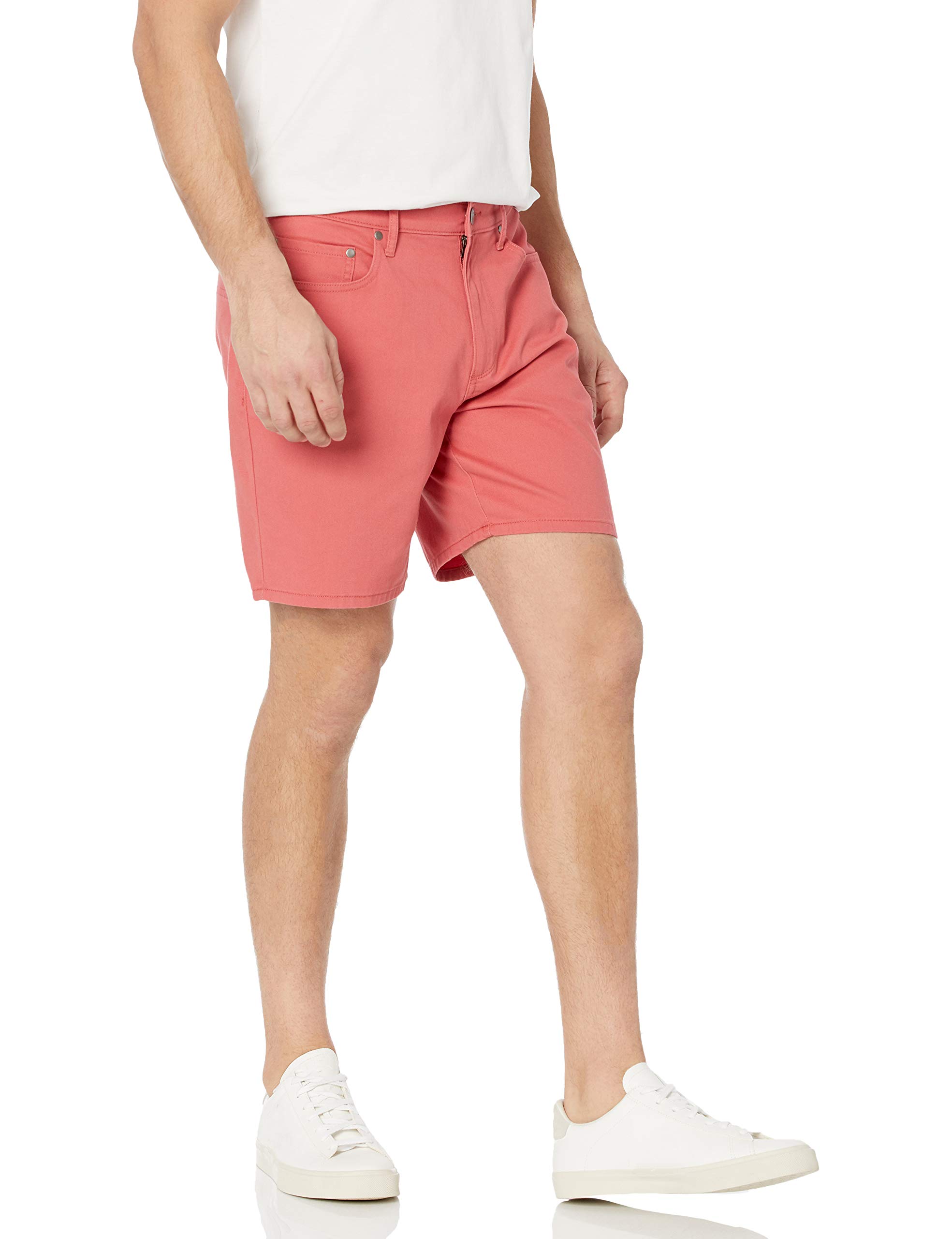 Amazon Essentials Stretch straight cut 5-pocket shorts with 7" inseam Men