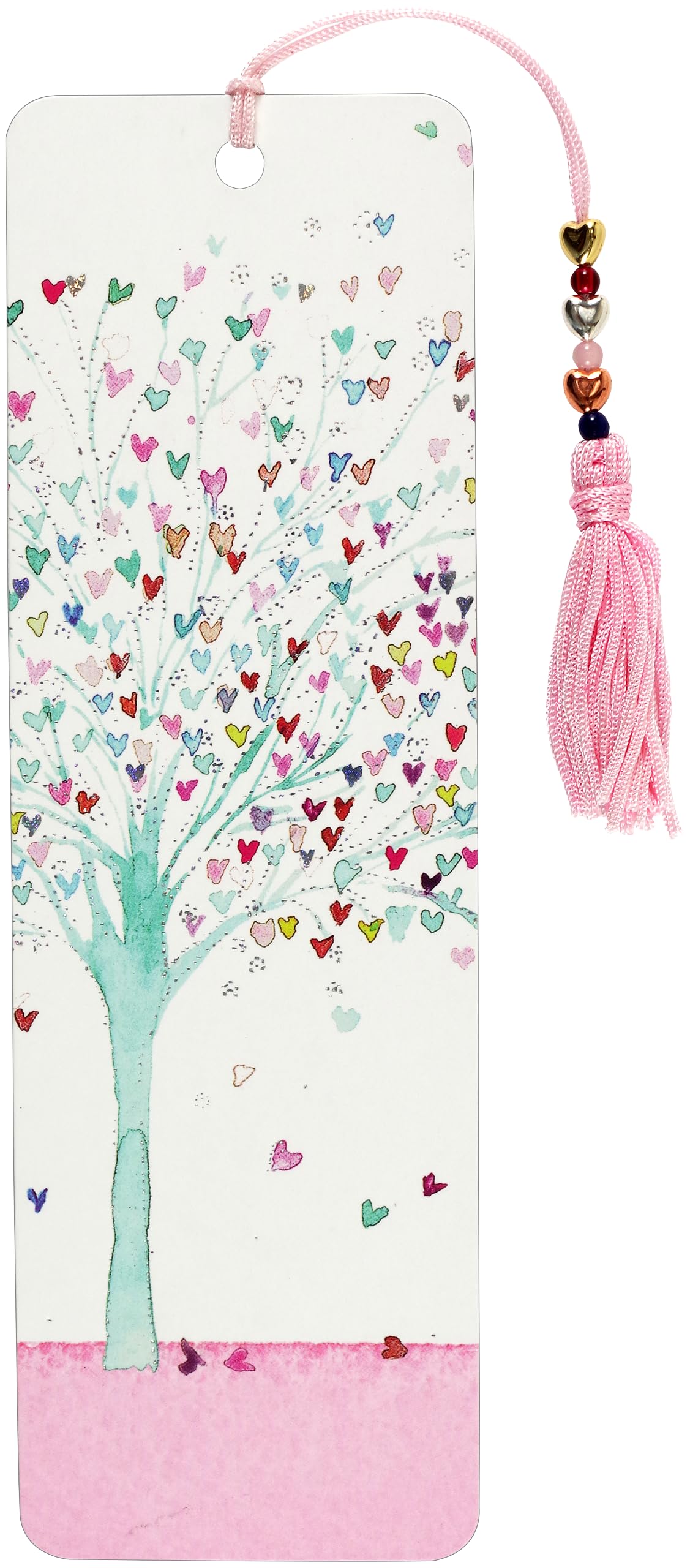 Tree of Hearts Beaded Bookmark