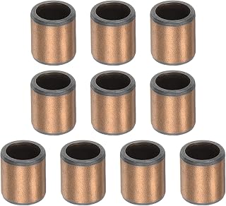 10 Pcs 5mm Bore x 7mm OD x 8mm Long Sleeve Bearings Oil Free Bushings for Machine Sliding Parts