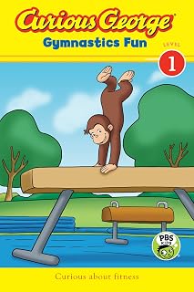 Curious George Gymnastics Fun (CGTV Reader): A Playful Introduction to Gymnastics Featuring Everyone's Favorite Curious Monkey