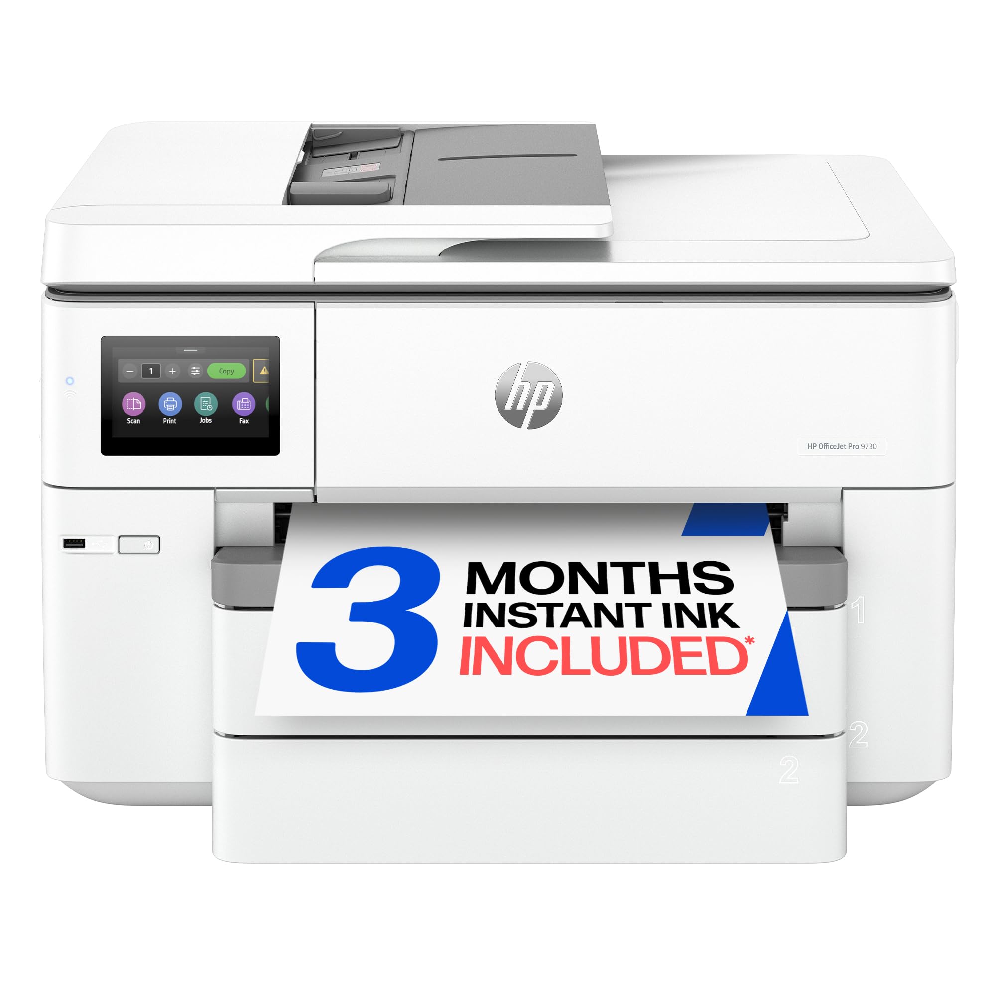 HP OfficeJet Pro 9730 Wide-Format Wireless All-in-One Color Inkjet Printer, Prin