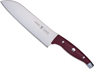 ZWILLING HI Style Elite Santoku Knife, 7.1 inches (180 mm), Bordeaux, Made in Japan, Stainless Steel, Dishwasher Safe, for Meat, Vegetables, Fish, Made in Seki City, Gifu Prefecture, Authorized